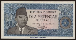 2 1/2 rupiah, 1964