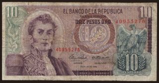 10 pesos, 1965