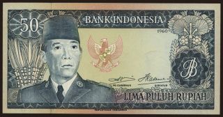 50 rupiah, 1960
