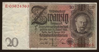 20 reichsmark, 1929, L/E
