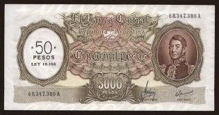 50 pesos/ 5000 pesos, 1969
