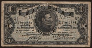 1 peso, 1914