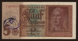 5 Reichsmark, 1942(44), Bettemburg