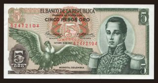 5 pesos, 1967