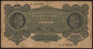10.000 marek, 1922