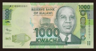 1000 kwacha, 2012