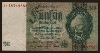 50 Reichsmark, 1933, F/U