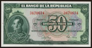 50 pesos, 1953