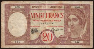 20 francs, 1928