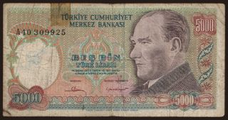 5000 lira, 1981