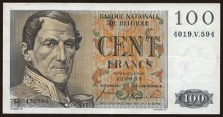 100 francs, 1953