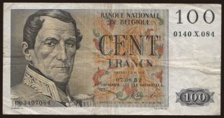 100 francs, 1952