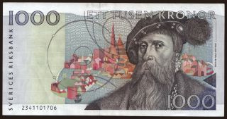 1000 kronor, 1992