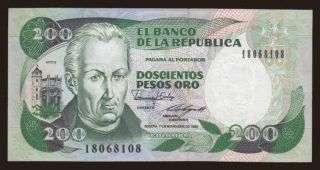 200 pesos, 1988