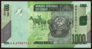 1000 francs, 2013