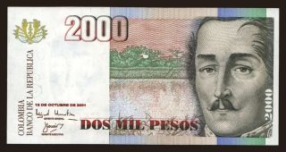 2000 pesos, 1991