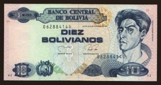 10 bolivianos, 1986(1990)