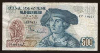 500 francs, 1971