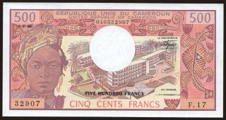 500 francs, 1983