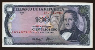 100 pesos, 1973