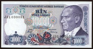 1000 lira, 1986