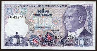1000 lira, 1986