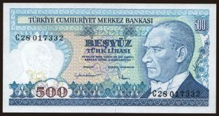 500 lira, 1984