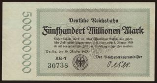 Berlin, 500.000.000 Mark, 1923
