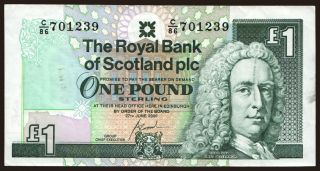 Royal Bank of Scotland, 1 pound, 2000