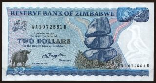 2 dollars, 1980