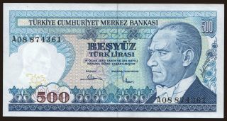 500 lira, 1983