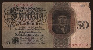 50 Reichsmark, 1924