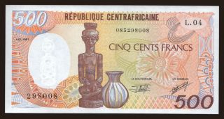 500 francs, 1991