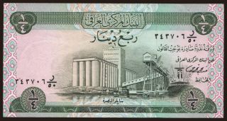 1/4 dinar, 1973