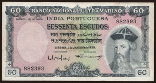 60 escudos, 1959