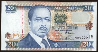 20 shillings, 1997