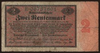 2 Rentenmark, 1923