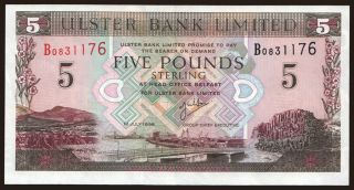 Ulster Bank Limited, 5 pounds, 1998