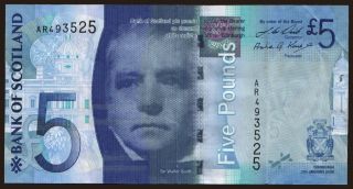 Bank of Scotland, 5 pounds, 2009