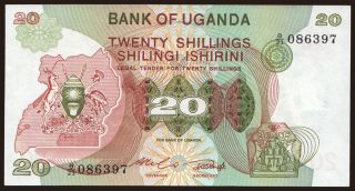 20 shillings, 1982