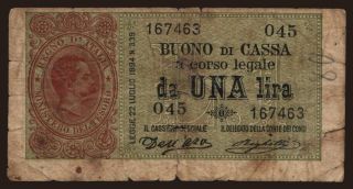 1 lira, 1894