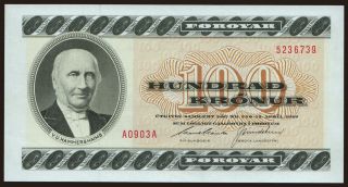 100 kronur, 1990