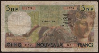 5 francs, 1959