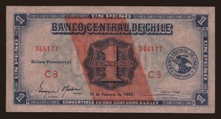 1 peso, 1942