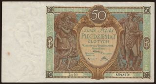 50 zlotych, 1929