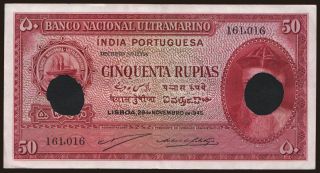 50 rupias, 1945