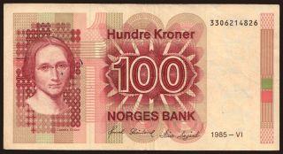 100 kroner, 1985