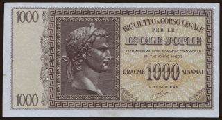 Isole Jonie, 1000 drachmai, 1941