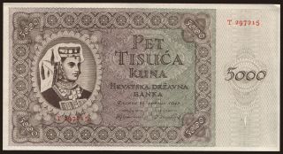 5000 kuna, 1943