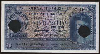20 rupias, 1945